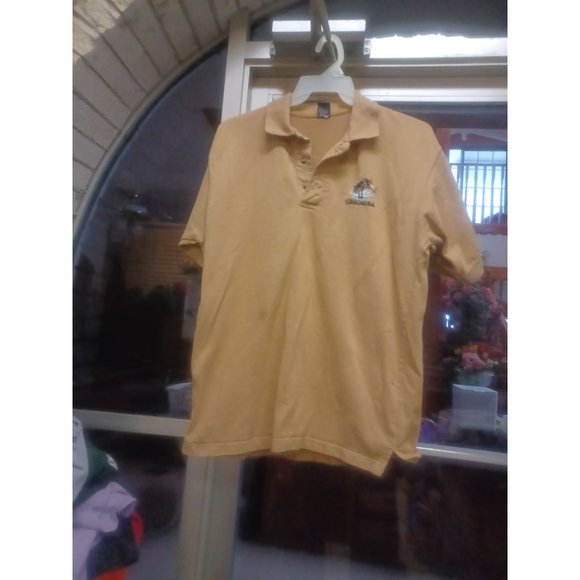 Sunshine USA Miami Mens Polo Shirt Large Tan - Picture 2 of 5